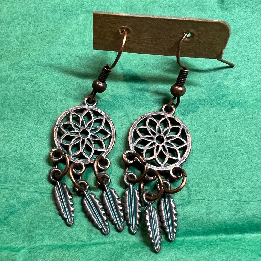 Dream catcher earrings